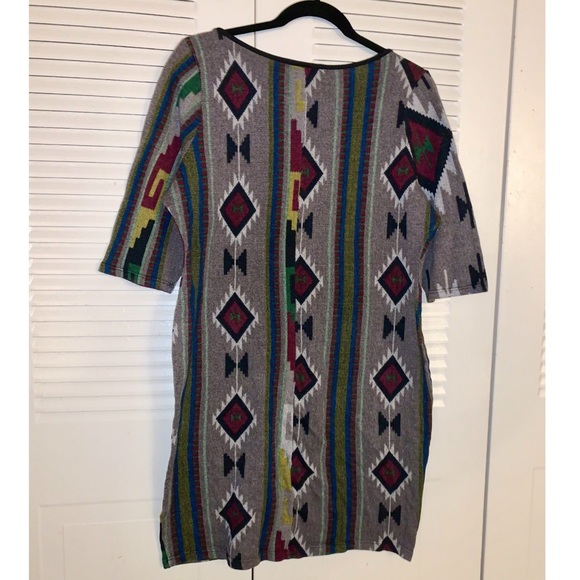 Sweater Dress Tribal (Plus Size) - Picture 7 of 7